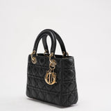 Dior Black Small Lady Dior My ABCDior Bag 2017
