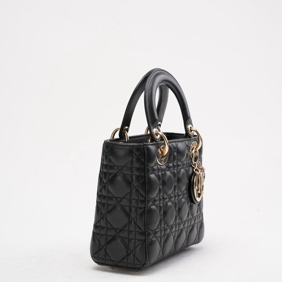 Dior Black Small Lady Dior My ABCDior Bag 2017