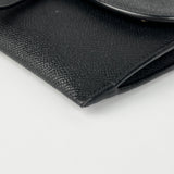 Christian Dior Long Saddle Wallet On Chain WOC Black