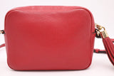 Gucci Soho Disco Crossbody Bag in Red Leather