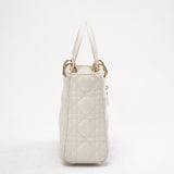 Dior White Small Lady Dior My ABCDior Bag 2022