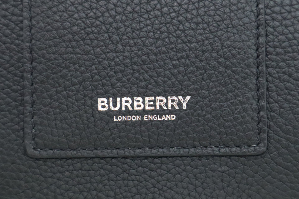 Burberry Phone Bag in Black Leather
