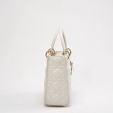 Dior White Small Lady Dior My ABCDior Bag 2022