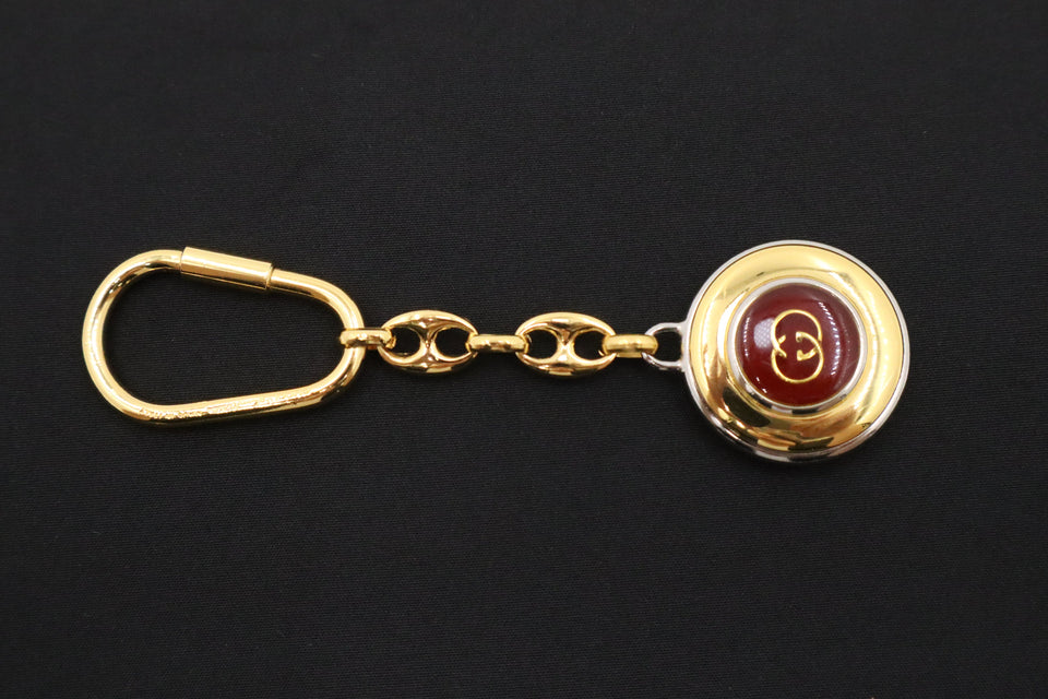 Gucci Accessory Collection Key Chain in Gold-toned Silver