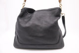 Gucci Bamboo 2-Way Tote in Black Leather