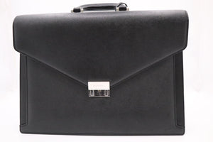 Burberry Briefcase in Black Leather