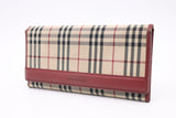 Burberry Long Wallet in Novacheck Canvas