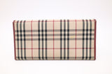 Burberry Bifold Long Wallet in Nova Check Canvas