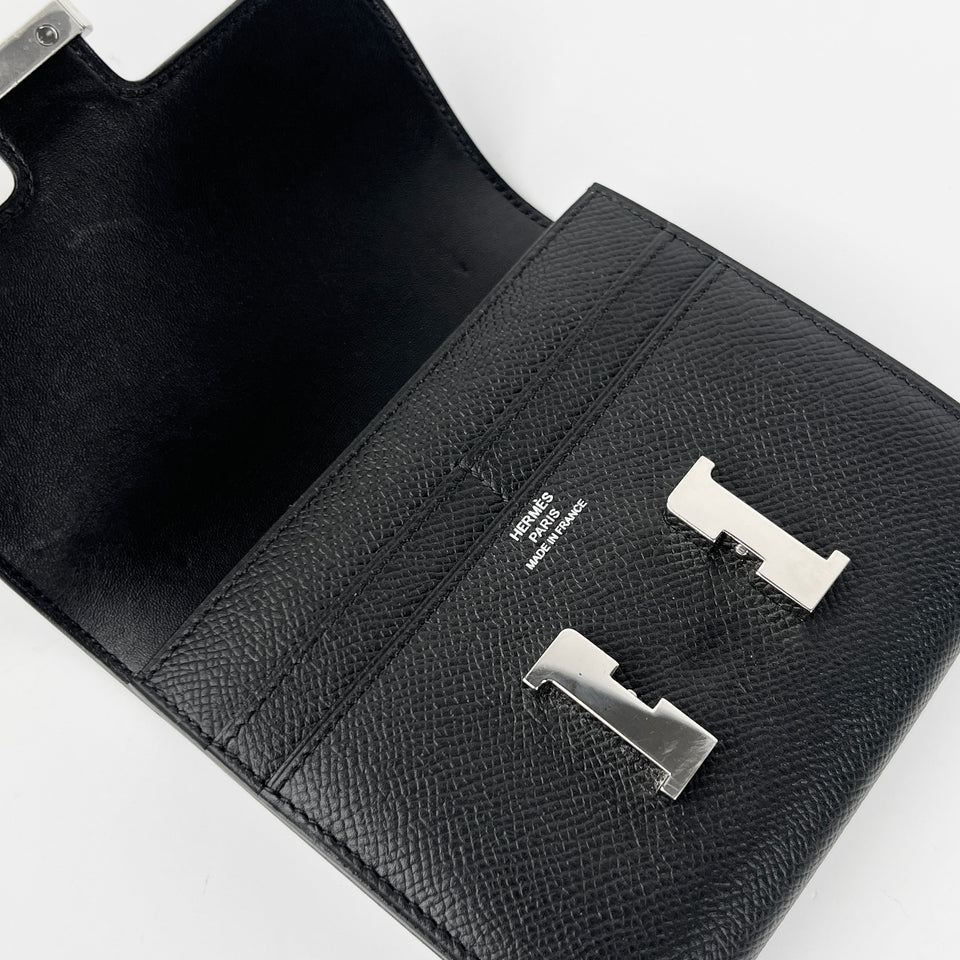 Hermes Constance Wallet Noir - D Stamp