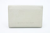 Burberry Card Case in Ivory Leather