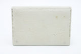 Burberry Card Case in Ivory Leather