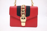 Gucci Mini Sylvie in Red Leather