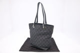Gucci Mini Bucket Bag in Grey Canvas