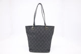 Gucci Mini Bucket Bag in Grey Canvas