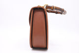 Gucci Bamboo Large 1947 Top Handle Bag in Tan Leather