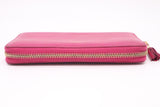 Gucci Bamboo Long Wallet in Pink Leather