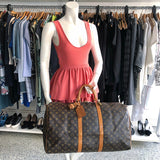 Louis Vuitton Vintage 1991 Monogram Keepall 55 Duffle Bag