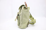 Gucci Bamboo Backpack in Pale Green Suede