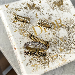 Dior J'ADior Brass Pearl Small Earrings