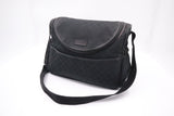 Gucci Diaper Bag in Black GG Canvas