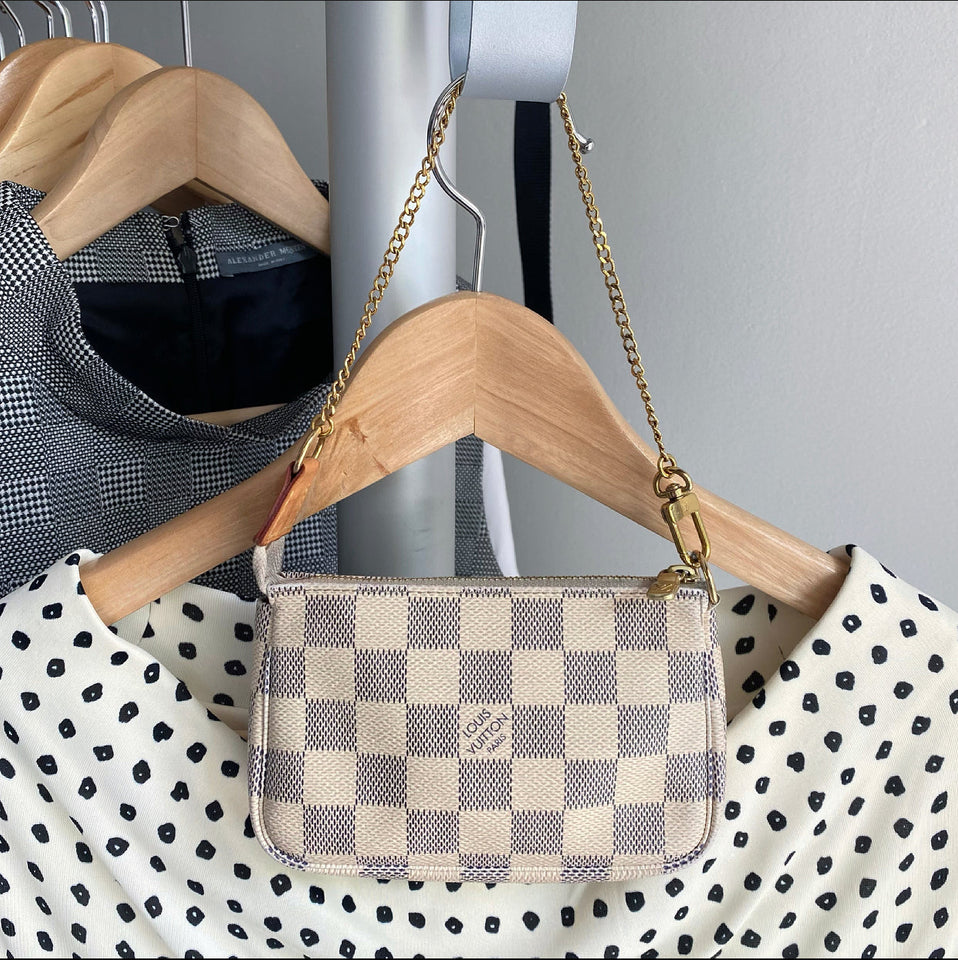 Louis Vuitton Damier Azur Mini Pochette Accessoires Bag