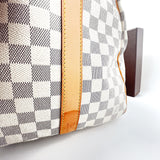 Louis Vuitton Keepall Damier Azur Bandouliere 55 Duffel Bag Luggage