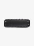 Christian Dior Quilted Tote Black Lambskin Leather Large