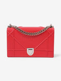 Christian Dior Diorama Red Calfskin Leather Medium
