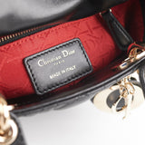 Mini Lady Dior Black Lambskin