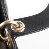 Mini Lady Dior Black Lambskin