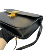 Classic Box Flap Medium Calfskin Black GHW