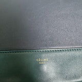 Frame Amazone Medium Shoulder Calfskin Navy Green GHW