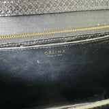 Classic Box Flap Medium Python Black GHW