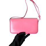 Triomphe Shoulder Shiny Calfskin Pink GHW