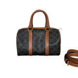 Boston Triomphe Canvas Calfskin Tan GHW
