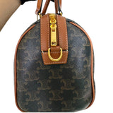 Boston Triomphe Canvas Calfskin Tan GHW