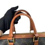 Boston Triomphe Canvas Calfskin Tan GHW