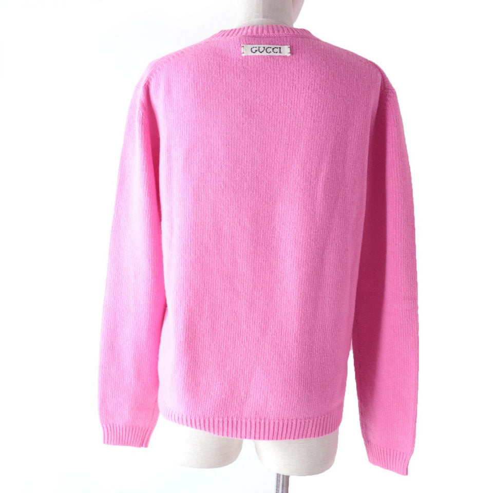 Gucci knit Outer: 100% wool, part: 37% cotton, part: 37% rayon, part: 26% polyester pink Women S