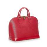 Louis Vuitton Alma PM Red Epi Handbag