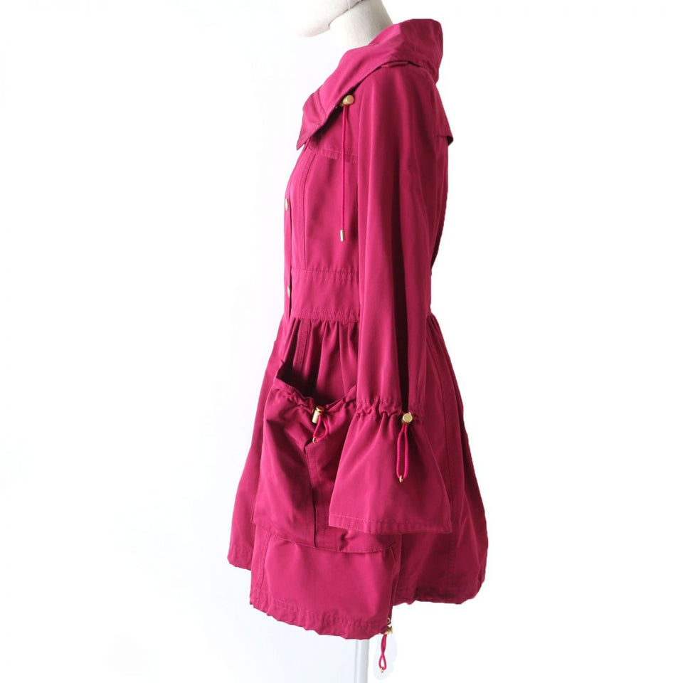 Burberry A line coat Main: 100% polyester Pink type Women 38