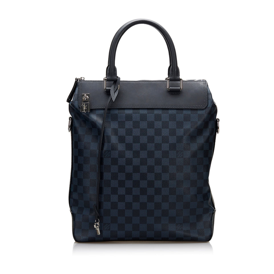 Louis Vuitton Damier Cobalt Greenwich Satchel Handbag
