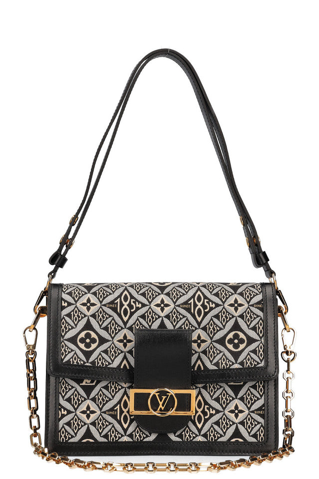 Louis Vuitton 1854 Dauphine MM Bag Black