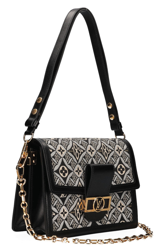 Louis Vuitton 1854 Dauphine MM Bag Black