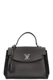 Louis Vuitton Lock Me Ever MM Handbag Black Leather