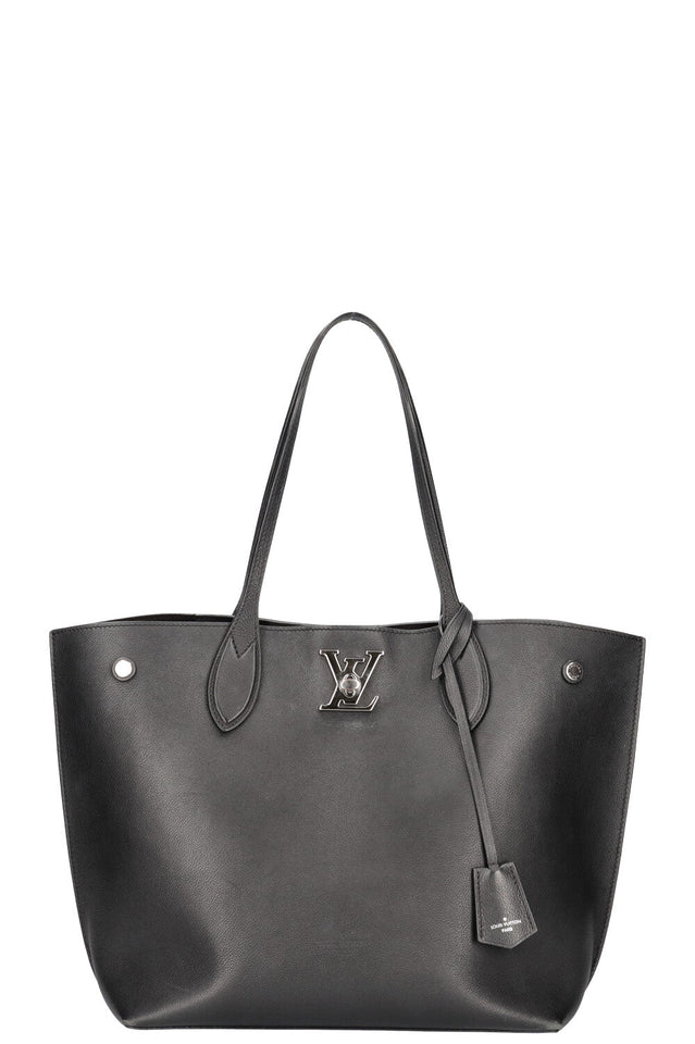 Louis Vuitton Lockme Go Tote Bag Leather Black