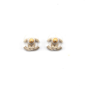 Chanel Classic CC Stud Earrings