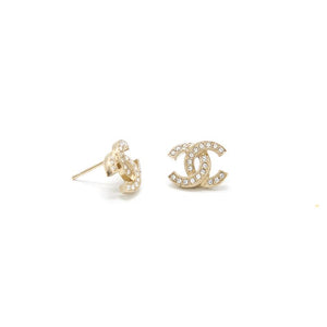 Chanel Classic CC Stud Earrings