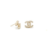 Chanel Classic CC Stud Earrings