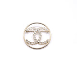 Chanel Round CC Brooch