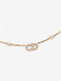 Christian Dior Clair D Lune Necklace Gold / White Base Metal